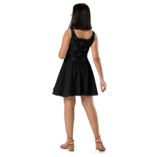 Load image into Gallery viewer, THC Pattern Skater Dress: Cannabis Incognito Apparel for the Ultimate Cannabis Clothing Enthusiasts!