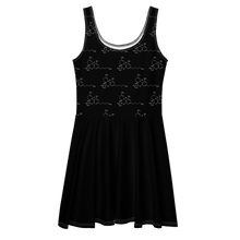 Load image into Gallery viewer, THC Pattern Skater Dress: Cannabis Incognito Apparel for the Ultimate Cannabis Clothing Enthusiasts! - XS - S - M - L - XL - 2XL - 3XL