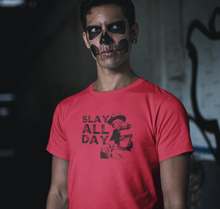 Load image into Gallery viewer, “Slay All Day” - Short-Sleeve Unisex T-Shirt - Cannabis Incognito Apparel CIA | Cannabis Clothing Store