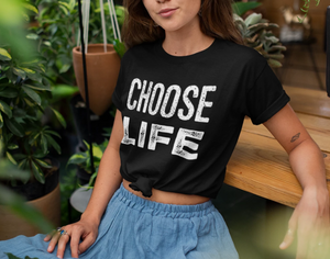 “Choose Life” - Short-Sleeve Unisex T-Shirt - Cannabis Incognito Apparel CIA | Cannabis Clothing Store