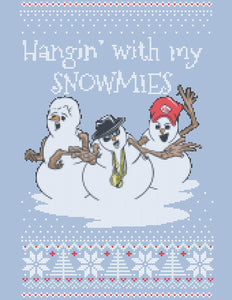 Handing with my Snowmies | UGLY SWEATER | Unisex Sweatshirt - Cannabis Incognito Apparel CIA | Cannabis Clothing Store