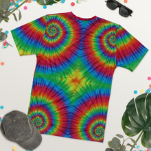 Load image into Gallery viewer, Super Smooth and Durable T-Shirt: Make a Bold Statement with CIA Clothing. BAck with hat sunglasses and leaf. Flat Mock upo - &quot;Cannabis Couture Tee&quot;: Cozy Weed Clothing for Unmatched Comfort - BACK