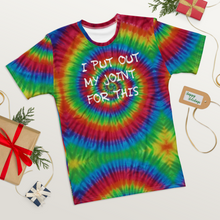 Load image into Gallery viewer, Super Smooth and Durable T-Shirt: Make a Bold Statement with CIA Clothing. Christmas Photo -= &quot;Cannabis Couture Tee&quot;: Cozy Weed Clothing for Unmatched Comfort