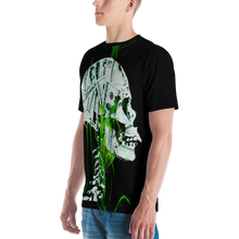 Load image into Gallery viewer, Quarter view of Male wearing Money Skull T-Shirt