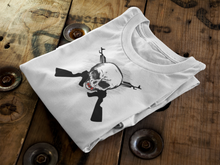 Load image into Gallery viewer, SKULL AND CROSS GUNS - Crop Top - Cannabis Incognito Apparel CIA | Cannabis Clothing Store