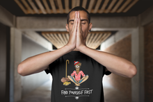 Load image into Gallery viewer, Waldo finds himself First | CIA | Wheres waldo shirt meditating you - Cannabis Incognito Apparel CIA | Cannabis Clothing Store