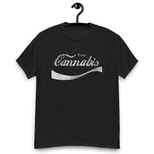 Load image into Gallery viewer, Black cannabis-themed shirt, showcasing its trendy and popular appeal. - Black Tshirt Hanger