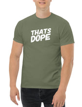 Load image into Gallery viewer, THATS DOPE | Army Green T-Shirt: Join the Cannabis Incognito Apparel Army - Model Male Front