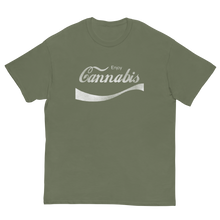 Load image into Gallery viewer, Army Green cannabis-themed shirt, representing a classic and timeless style - FLAT