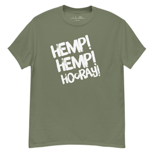 Embrace the Hemp Revolution with Hemp! Hemp! Hoorah! | CIA Cannabis Incognito Apparel - Military Green / S - Military Green / M - Military Green / L - Military Green / XL - Military Green / 2XL - Military Green / 3XL - Military Green / 4XL - Military Green / 5XL