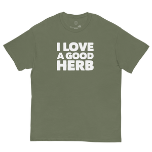 I Love Good Herb | CIA Cannabis Incognito Apparel - Classic Tee - Military Green / S - Military Green / M - Military Green / L - Military Green / XL - Military Green / 2XL - Military Green / 3XL - Military Green / 4XL - Military Green / 5XL