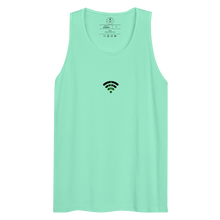 Load image into Gallery viewer, Mint Tank Top | Wifi OG strain | Strains collection | Cannabis Incognito Apparel | Front Mock up Layout - Sativa Trendy Cannabis Tank Top for Marijuana Lovers