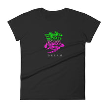 Load image into Gallery viewer, DREAM logo | Women&#39;s short sleeve t-shirt Mandarin Symbol - Cannabis Incognito Apparel CIA | Cannabis Clothing Store