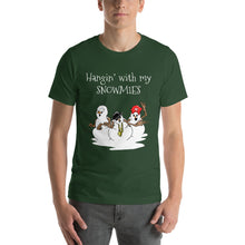 Load image into Gallery viewer, Hanging with my Snowmies | Ugly sweater thread T-Shirt - Cannabis Incognito Apparel CIA | Cannabis Clothing Store