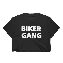 Load image into Gallery viewer, Motorcycle club BIKER GANG Womens Crop Top | CIA Clothing - Cannabis Incognito Apparel CIA | Cannabis Clothing Store