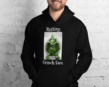 Load image into Gallery viewer, Resting Grinch Face - unisex Hoodie - Cannabis Incognito Apparel CIA | Cannabis Clothing Store