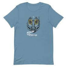 Load image into Gallery viewer, gas mask t shirt design | Original Art by Nathan Gregory | CIA Clothing and Print - CIA (Cannabis Incognito Apparel)