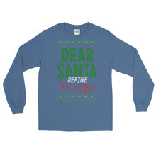 Load image into Gallery viewer, DEAR SANTA DEFINE GOOD Ugly sweater long sleeve | CIA - Cannabis Incognito Apparel CIA | Cannabis Clothing Store