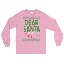 Load image into Gallery viewer, DEAR SANTA DEFINE GOOD Ugly sweater long sleeve | CIA - Cannabis Incognito Apparel CIA | Cannabis Clothing Store