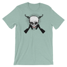 Load image into Gallery viewer, SKULL AND CROSS GUNS - Tee&#39;s Classic Apparel (Original Art) Unisex style - Cannabis Incognito Apparel CIA | Cannabis Clothing Store