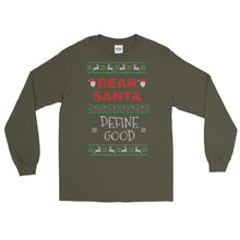 Load image into Gallery viewer, Dear Santa Define Good | Ugly sweater | CIA clothing and screenprinting - Cannabis Incognito Apparel CIA | Cannabis Clothing Store
