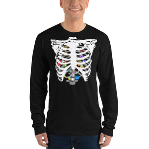 Skelton Candy Rush - Long sleeve t-shirt - Cannabis Incognito Apparel CIA | Cannabis Clothing Store