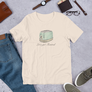 Let's get toasted T-Shirt | Original custom Artwork Nathan "T-Bone" Gregory - CIA (Cannabis Incognito Apparel)