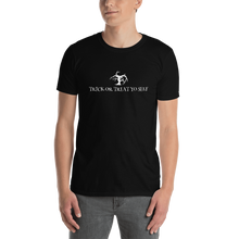 Load image into Gallery viewer, “Trick or Treat Yo Self” - Short-Sleeve Unisex T-Shirt - Cannabis Incognito Apparel CIA | Cannabis Clothing Store