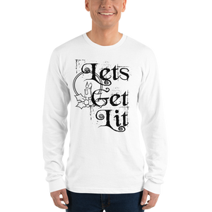 Let’s get lit sweatshirt | christmas party lights | Woman’s CIA Clothing - Cannabis Incognito Apparel CIA | Cannabis Clothing Store
