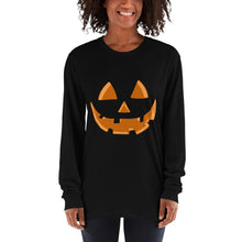 Load image into Gallery viewer, Pumpkin face - Long sleeve t-shirt - Cannabis Incognito Apparel CIA | Cannabis Clothing Store