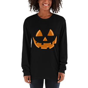 Pumpkin face - Long sleeve t-shirt - Cannabis Incognito Apparel CIA | Cannabis Clothing Store