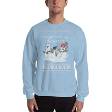 Load image into Gallery viewer, Handing with my Snowmies | UGLY SWEATER | Unisex Sweatshirt - Cannabis Incognito Apparel CIA | Cannabis Clothing Store