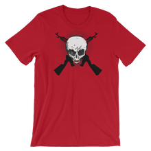 Load image into Gallery viewer, SKULL AND CROSS GUNS - Tee&#39;s Classic Apparel (Original Art) Unisex style - Cannabis Incognito Apparel CIA | Cannabis Clothing Store