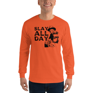 “slay all day” - Long Sleeve T-Shirt - Cannabis Incognito Apparel CIA | Cannabis Clothing Store