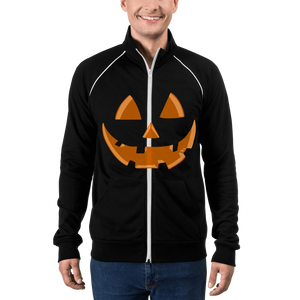 PUMPKIN FACE - Piped Fleece Jacket - Cannabis Incognito Apparel CIA | Cannabis Clothing Store