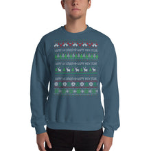 Load image into Gallery viewer, Happy Holidays &amp; Happy New Years Ugly Sweatshirt - Cannabis Incognito Apparel CIA | Cannabis Clothing Store