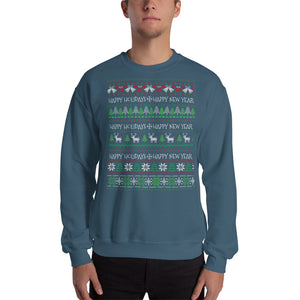 Happy Holidays & Happy New Years Ugly Sweatshirt - Cannabis Incognito Apparel CIA | Cannabis Clothing Store