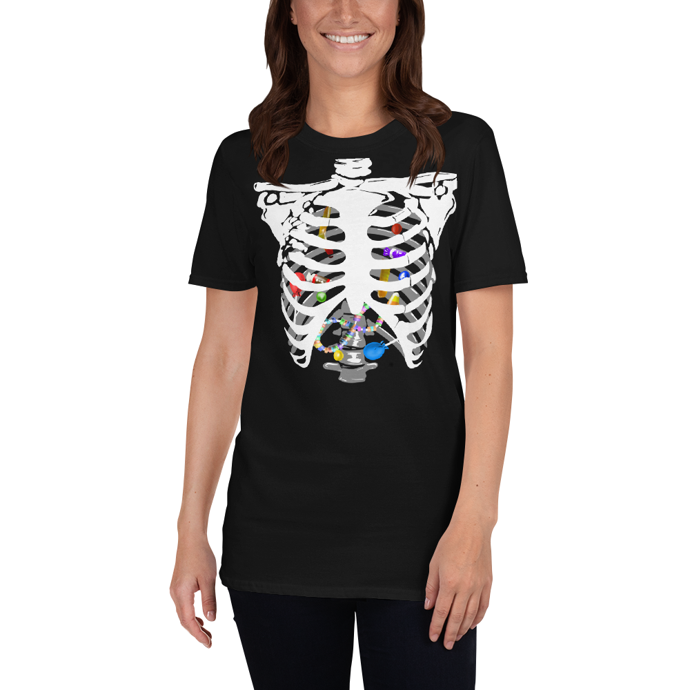 Skeleton Candy rush T-Shirt | Halloween costume | CIA clothing - Cannabis Incognito Apparel CIA | Cannabis Clothing Store