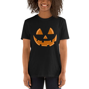 Pumpkin face - Short-Sleeve Unisex T-Shirt - Cannabis Incognito Apparel CIA | Cannabis Clothing Store