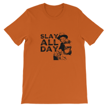 Load image into Gallery viewer, “Slay All Day” - Short-Sleeve Unisex T-Shirt - Cannabis Incognito Apparel CIA | Cannabis Clothing Store