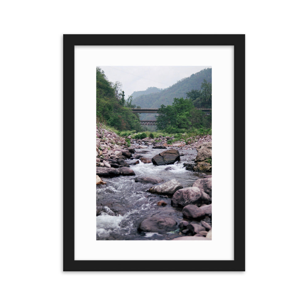 INDIA creek - T-Bone's Prints - Framed matte paper poster - Cannabis Incognito Apparel CIA | Cannabis Clothing Store