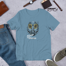 Load image into Gallery viewer, gas mask t shirt design | Original Art by Nathan Gregory | CIA Clothing and Print - CIA (Cannabis Incognito Apparel)