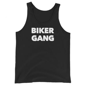 BIKER GANG - Unisex  Tank Top - Tee's Classic Apparel - Cannabis Incognito Apparel CIA | Cannabis Clothing Store