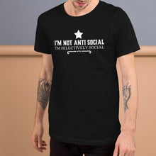 Load image into Gallery viewer, I&#39;m not Anti Social I&#39;m selectively social | PINK &amp; BLACK tank top - Cannabis Incognito Apparel CIA | Cannabis Clothing Store