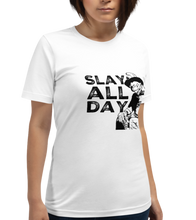 Load image into Gallery viewer, “Slay All Day” - Short-Sleeve Unisex T-Shirt - Cannabis Incognito Apparel CIA | Cannabis Clothing Store