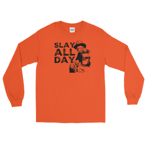 “slay all day” - Long Sleeve T-Shirt - Cannabis Incognito Apparel CIA | Cannabis Clothing Store