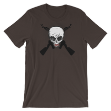 Load image into Gallery viewer, SKULL AND CROSS GUNS - Tee&#39;s Classic Apparel (Original Art) Unisex style - Cannabis Incognito Apparel CIA | Cannabis Clothing Store