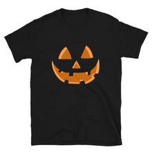 Load image into Gallery viewer, Pumpkin face - Short-Sleeve Unisex T-Shirt - Cannabis Incognito Apparel CIA | Cannabis Clothing Store