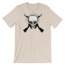 Load image into Gallery viewer, SKULL AND CROSS GUNS - Tee&#39;s Classic Apparel (Original Art) Unisex style - Cannabis Incognito Apparel CIA | Cannabis Clothing Store