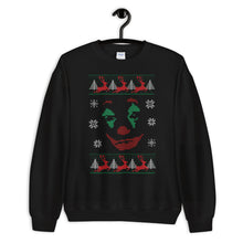 Load image into Gallery viewer, Ugly Sweater Clown Face - Unisex Sweatshirt - Cannabis Incognito Apparel CIA | Cannabis Clothing Store